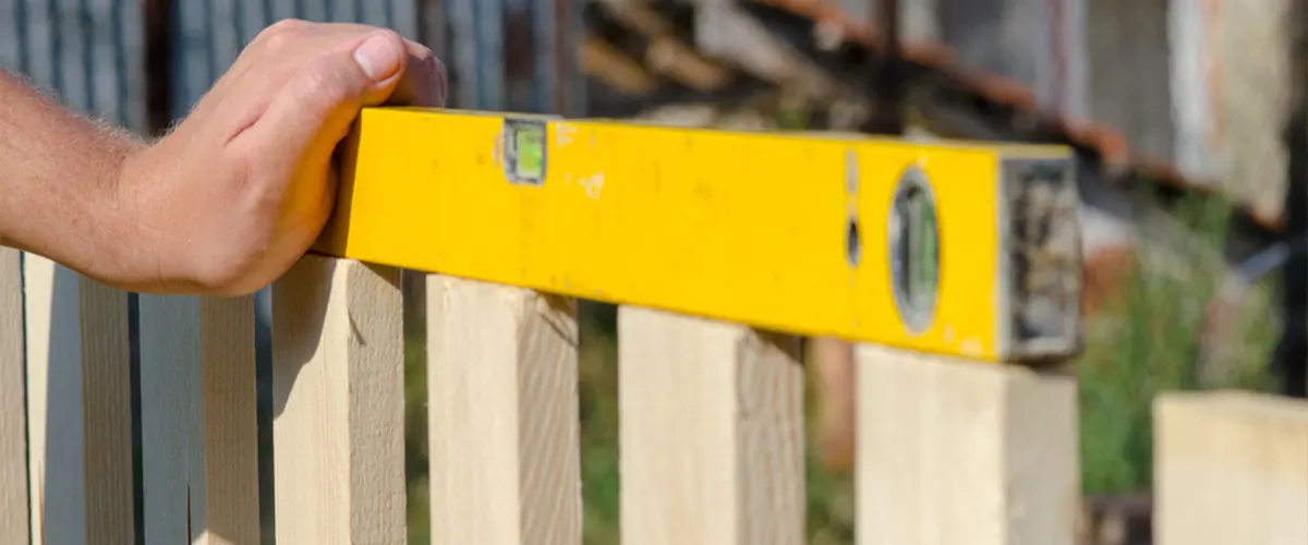 Measuring fence