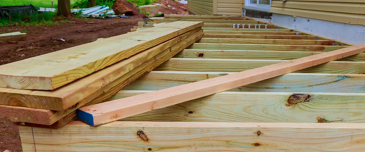 decking boards for installation